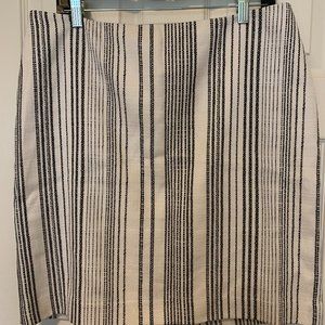 White House Black Market striped skirt